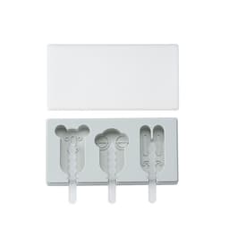 image-Spot Siamese Ice Cream Mold with Cover Silicone Ice Cream Stick Ice Mold Homemade DIY DIY Ice Cream Mould