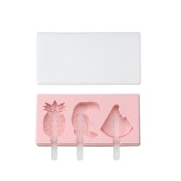 image-Spot Siamese Ice Cream Mold with Cover Silicone Ice Cream Stick Ice Mold Homemade DIY DIY Ice Cream Mould