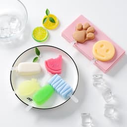 image-Spot Siamese Ice Cream Mold with Cover Silicone Ice Cream Stick Ice Mold Homemade DIY DIY Ice Cream Mould