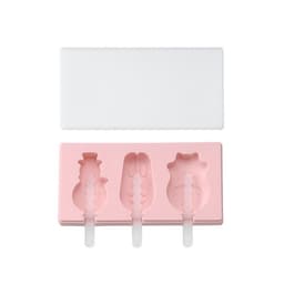 image-Spot Siamese Ice Cream Mold with Cover Silicone Ice Cream Stick Ice Mold Homemade DIY DIY Ice Cream Mould