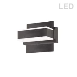 image-5W LED Wall Vanity, Matte Black Finish