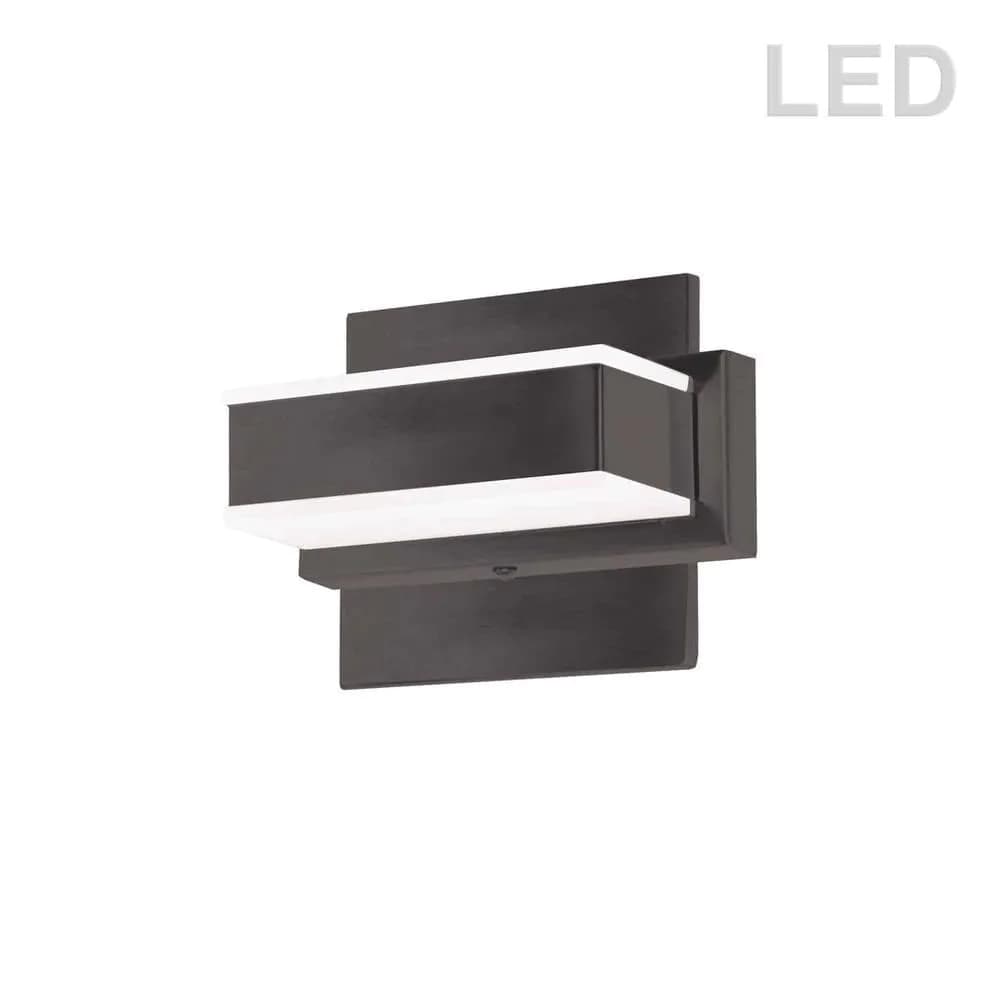 image-5W LED Wall Vanity, Matte Black Finish