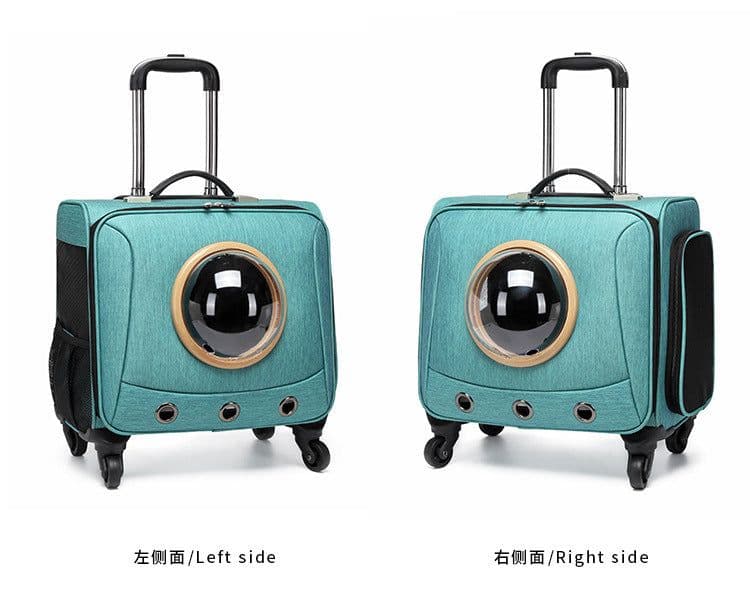image-Manufacturers wholesale 18-inch universal wheel portable pet travel case, universal pet case for cats and dogs, pet trolley case