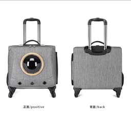 image-Manufacturers wholesale 18-inch universal wheel portable pet travel case, universal pet case for cats and dogs, pet trolley case