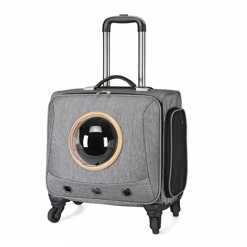 image-Manufacturers wholesale 18-inch universal wheel portable pet travel case, universal pet case for cats and dogs, pet trolley case