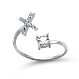 image-Cross-border explosive ring jewelry creative ladies ring adjustable opening ring 26 letter ring wholesale