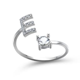 image-Cross-border explosive ring jewelry creative ladies ring adjustable opening ring 26 letter ring wholesale