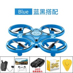 image-Aerial Douyin Net Red UFO Fall-resistant Watch Gesture Sensing Four-axis Remote Control Aircraft Drone Helicopter