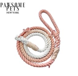 image-ROPE LEASH - OMBRE CORAL