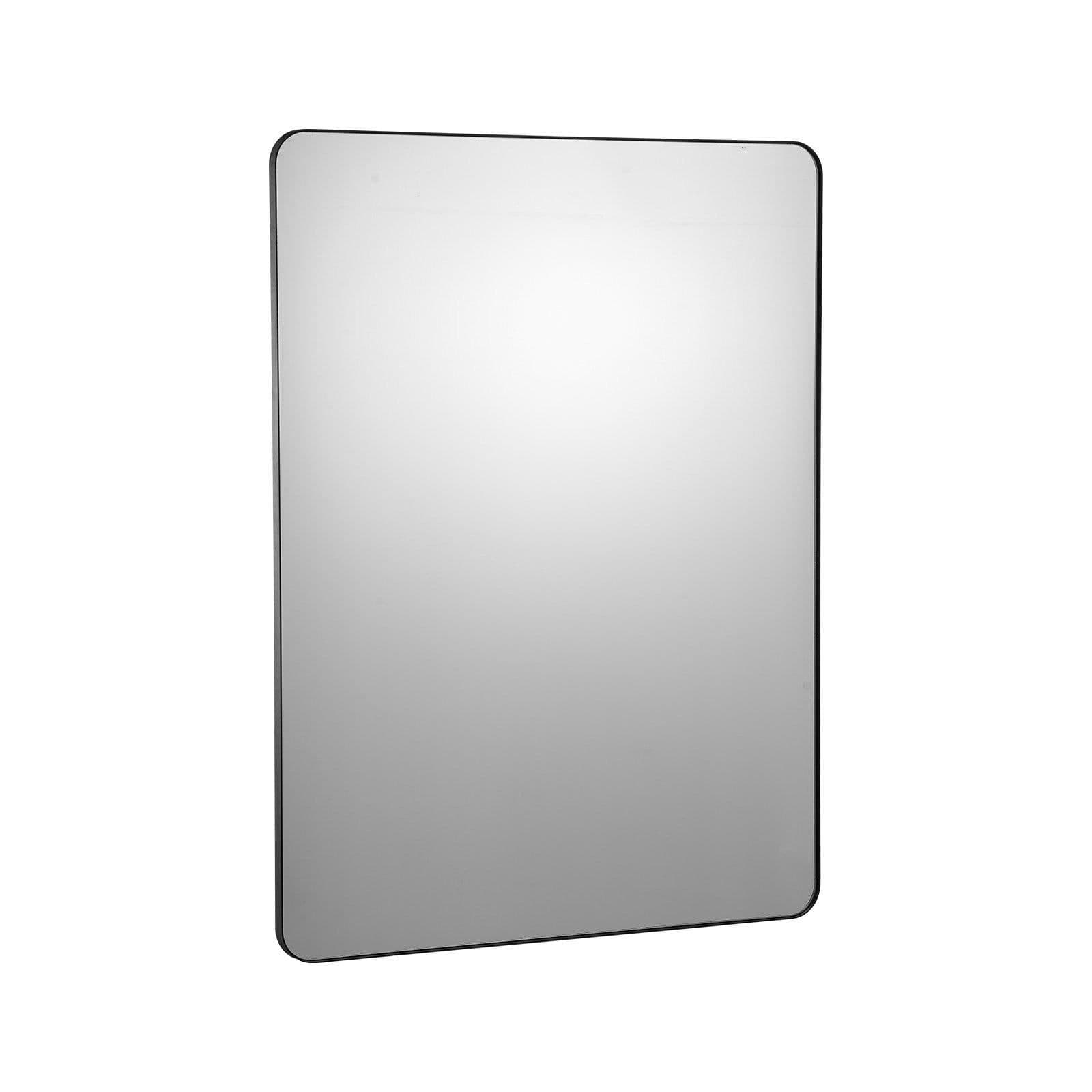 image-VEVOR Wall Mounted Makeup Mirror, 0.15" Thick, 36" x 48" Mirror with Aluminium Alloy Frame & Explosion-Proof Film, Scratch-Resistant Mirror with Z-Shaped Bracket, Fit for Bathroom/Bedroom/Living Room