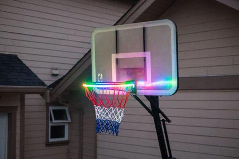 image-Private mode basketball frame light LED light bar creative product outdoor induction basketball light induction color changing basketball light