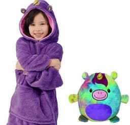 image-Factory direct sale lazy pajamas pullover outdoor winter clothes children pajamas pet pillow lazy TV blanket