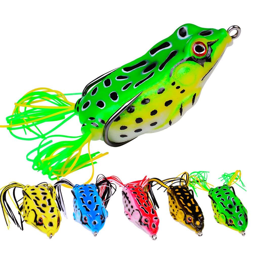 image-New Lei Frog Luya Fake Bait Simulation Fake Bait Soft Bait Luya Blackfish Bait Factory Wholesale