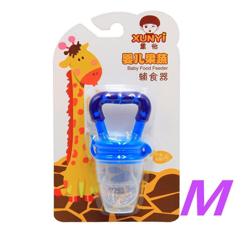 image-Factory wholesale baby fruit and vegetable music rubberized pacifier bite bite bite bag baby food supplement feeding device