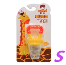 image-Factory wholesale baby fruit and vegetable music rubberized pacifier bite bite bite bag baby food supplement feeding device