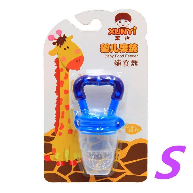 image-Factory wholesale baby fruit and vegetable music rubberized pacifier bite bite bite bag baby food supplement feeding device