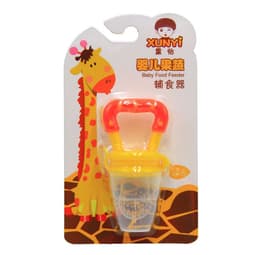 image-Factory wholesale baby fruit and vegetable music rubberized pacifier bite bite bite bag baby food supplement feeding device