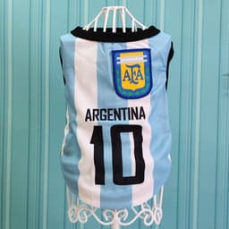 image-Factory direct sales dog World Cup football cup spring and summer dog vest Teddy Golden Retriever Satsuma clothes