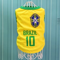 image-Factory direct sales dog World Cup football cup spring and summer dog vest Teddy Golden Retriever Satsuma clothes