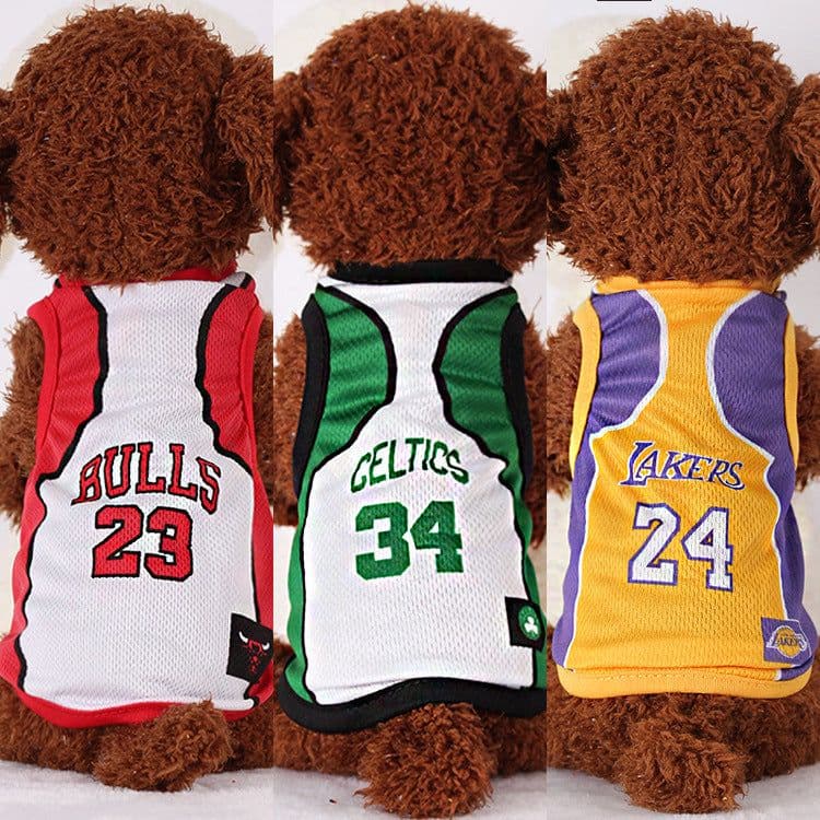 image-Factory direct sales dog World Cup football cup spring and summer dog vest Teddy Golden Retriever Satsuma clothes