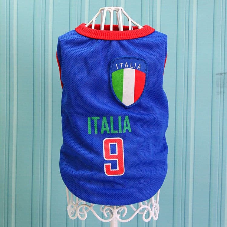 image-Factory direct sales dog World Cup football cup spring and summer dog vest Teddy Golden Retriever Satsuma clothes