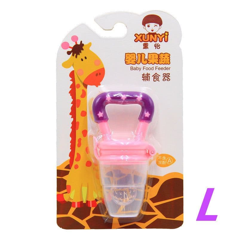 image-Factory wholesale baby fruit and vegetable music rubberized pacifier bite bite bite bag baby food supplement feeding device