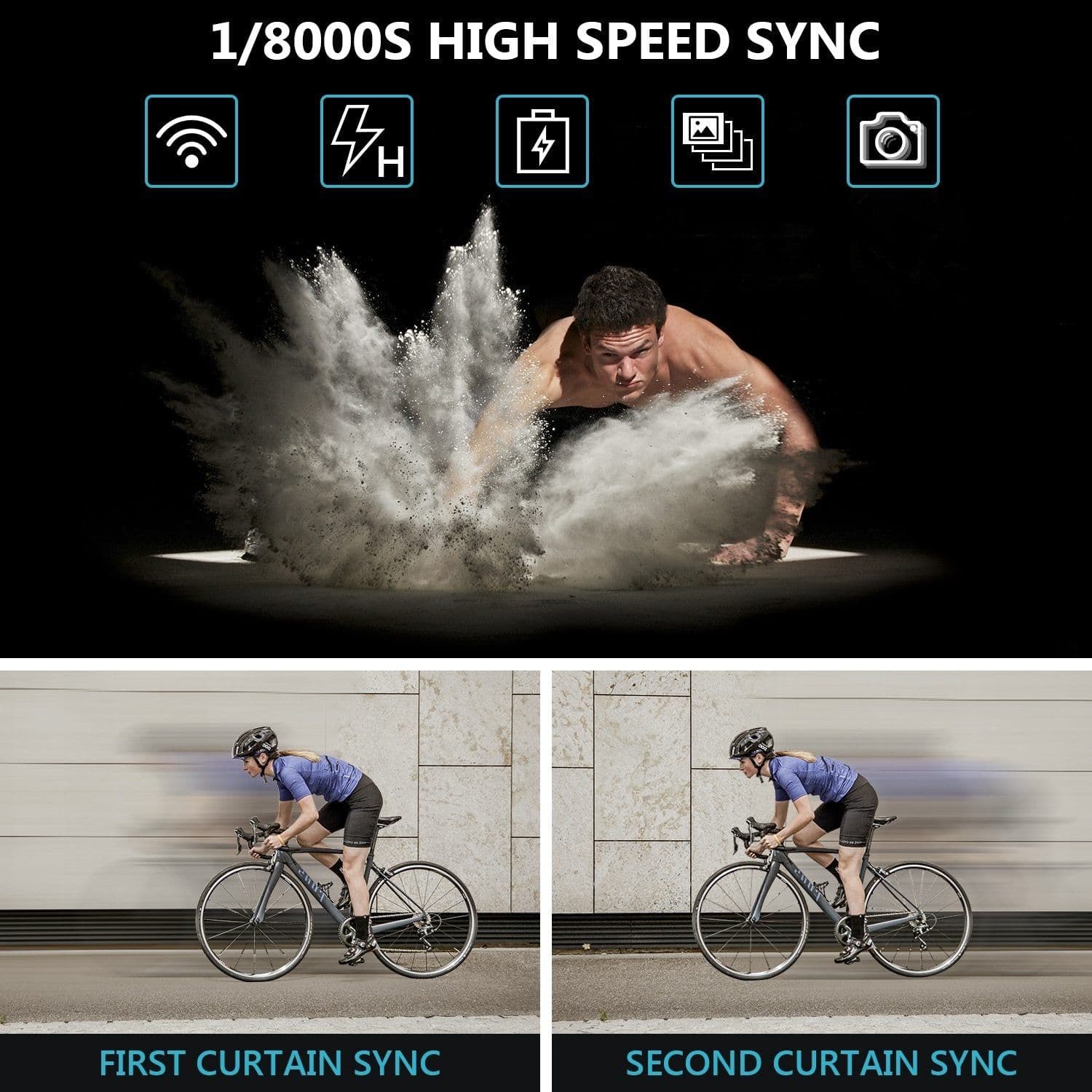 image-VISION2 200Ws 2.4G TTL Flash Strobe For Sony DSLR Cameras,1/8000 HSS