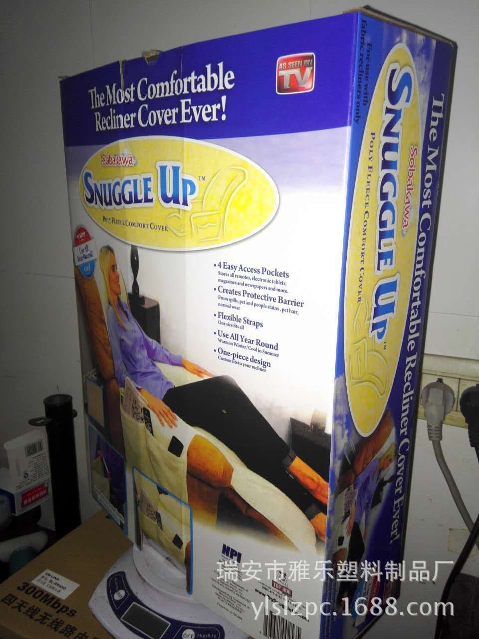 image-TV new product Sobakawa SUNGGLE sofa blanket lazy sofa cushion lamb wool vacuum packaging