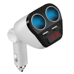 image-High Quality White Car Charger Cigarette Lighter