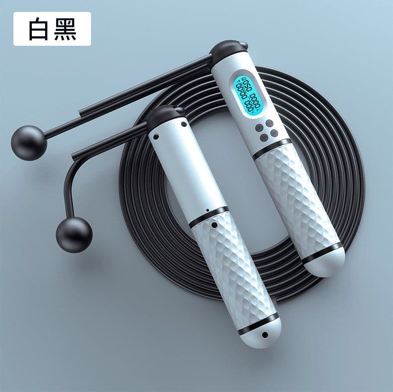 image-Intelligent counting rope skipping weight-bearing exercise fitness weight loss student test skipping rope Palin wire private model source