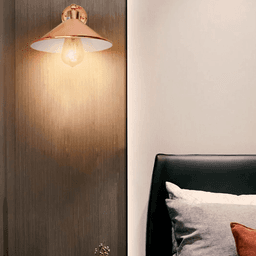 image-Vintage Industrial Rose Gold Retro Wall light Sturdy Metal Lamp Shade Lights Classic Style Electroplated Finish E27 lamp