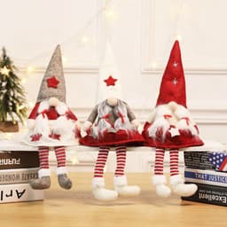 image-Christmas Decoration Faceless Doll Girl Figurine