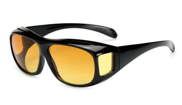 image-Hot sale TV new men's sports sunglasses wind and sand multi-function mirror night vision goggles driver night driving mirror