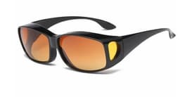 image-Hot sale TV new men's sports sunglasses wind and sand multi-function mirror night vision goggles driver night driving mirror