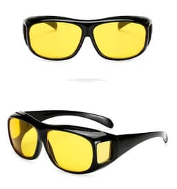 image-Hot sale TV new men's sports sunglasses wind and sand multi-function mirror night vision goggles driver night driving mirror