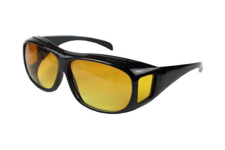 image-Hot sale TV new men's sports sunglasses wind and sand multi-function mirror night vision goggles driver night driving mirror
