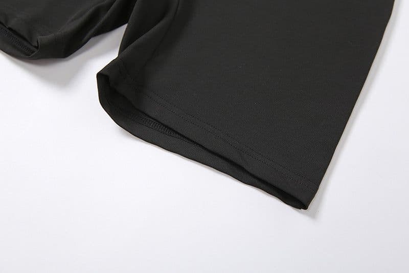 image-2021 European and American cross-border foreign trade women's clothing eBay Europe summer new style long-sleeved sexy hollow sports jumpsuit