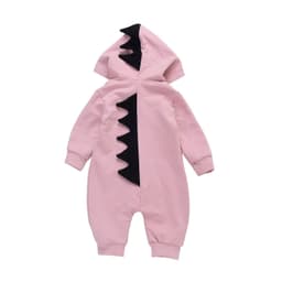 image-eBay AliExpress Amazon ins foreign trade new children's clothing children's small dinosaur baby one-piece romper romper