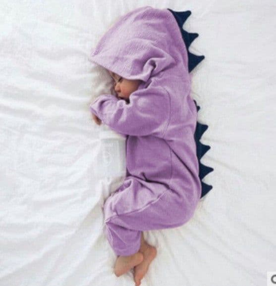 image-eBay AliExpress Amazon ins foreign trade new children's clothing children's small dinosaur baby one-piece romper romper