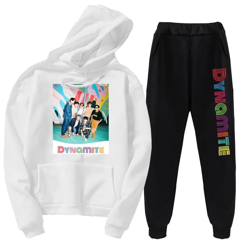 image-New kpop youth hoodie Korea Youth League new album Dynamite hoodie set