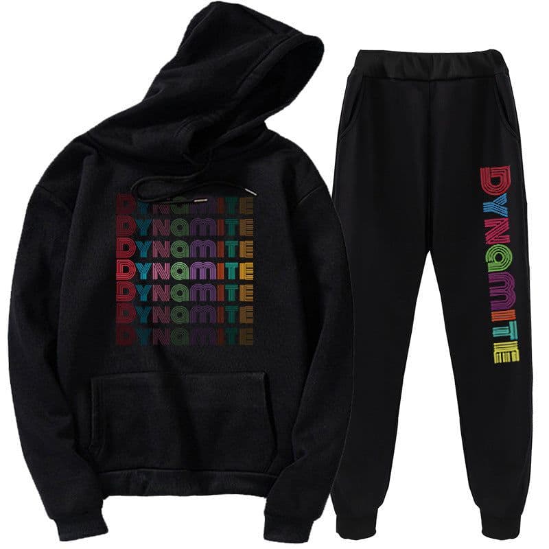 image-New kpop youth hoodie Korea Youth League new album Dynamite hoodie set