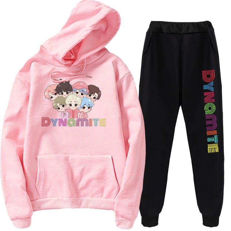 image-New kpop youth hoodie Korea Youth League new album Dynamite hoodie set