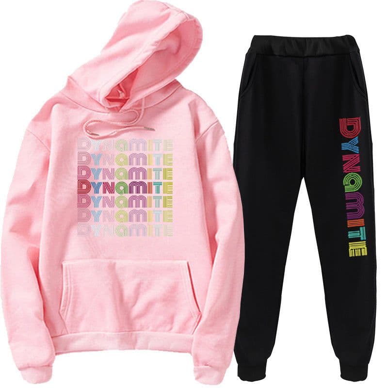 image-New kpop youth hoodie Korea Youth League new album Dynamite hoodie set