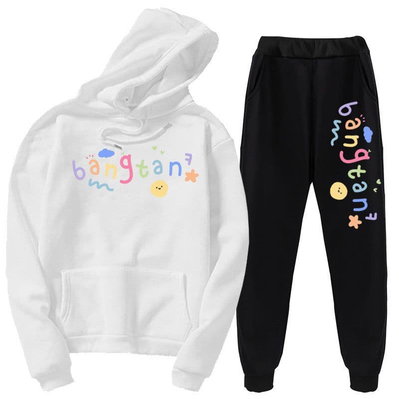 image-New kpop youth hoodie Korea Youth League new album Dynamite hoodie set