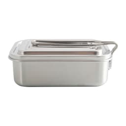 image-Outdoor Camping Stainless Steel Lunch Box Picnic Tableware Set