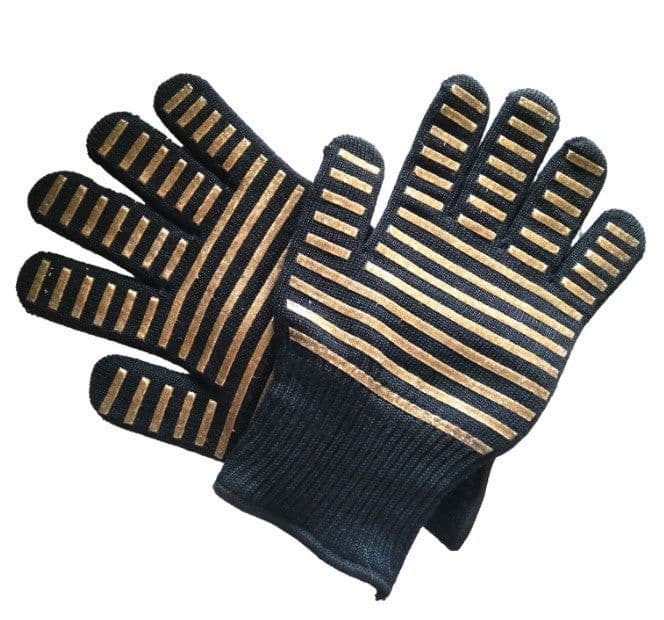 image-Spot high temperature resistant 800 degrees BBQ flame retardant non-slip fireproof barbecue gloves insulated microwave oven oven gloves