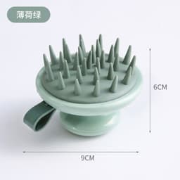 image-2020 household bath silicone shampoo brush shampoo and bath artifact detachable scalp massager shampoo brush