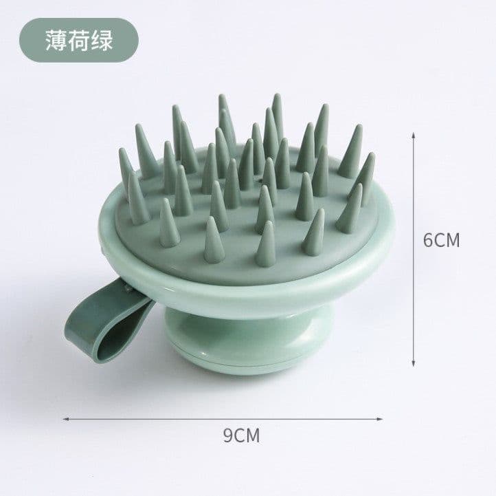 image-2020 household bath silicone shampoo brush shampoo and bath artifact detachable scalp massager shampoo brush