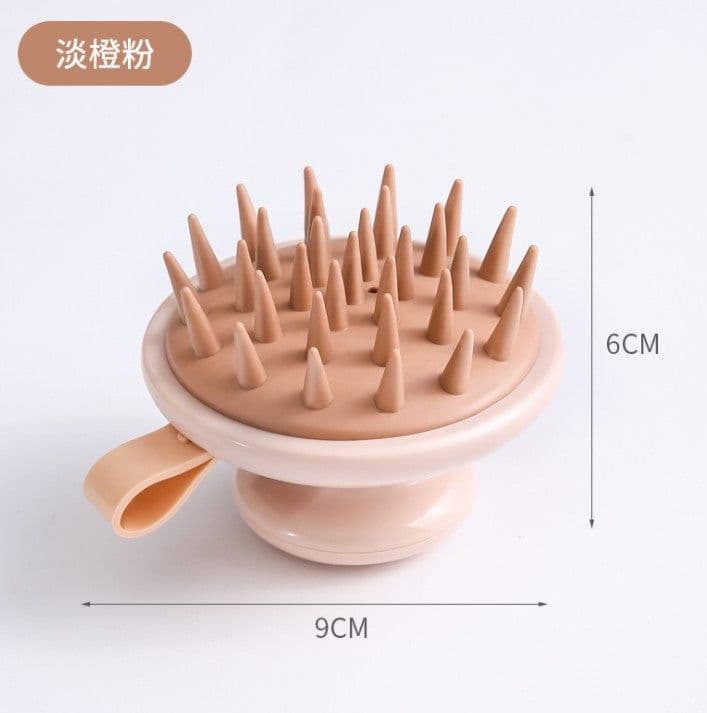 image-2020 household bath silicone shampoo brush shampoo and bath artifact detachable scalp massager shampoo brush
