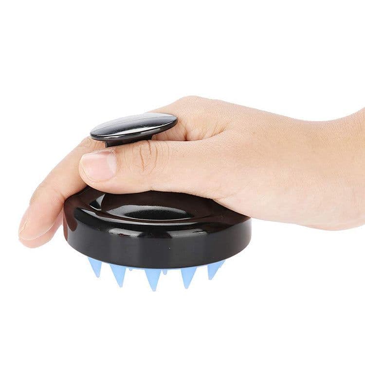 image-2020 household bath silicone shampoo brush shampoo and bath artifact detachable scalp massager shampoo brush